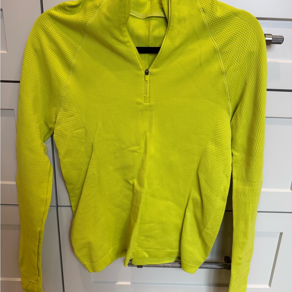 Athleta Vibrant Green Long Sleeve Top
